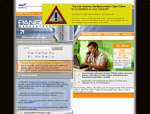 Tablet Screenshot of pangeawebhosting.com